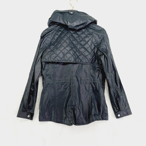 Trina Turk Rain Detachable Hood Jacket P7075 - Picture 6 of 10